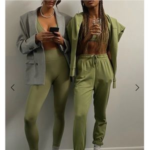 WeWoreWhat Sage Forest Green Oversized Hoodie